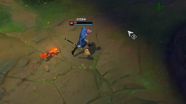 狗头在等大，给卢锡安双闪吓出来了  # 英雄联盟
