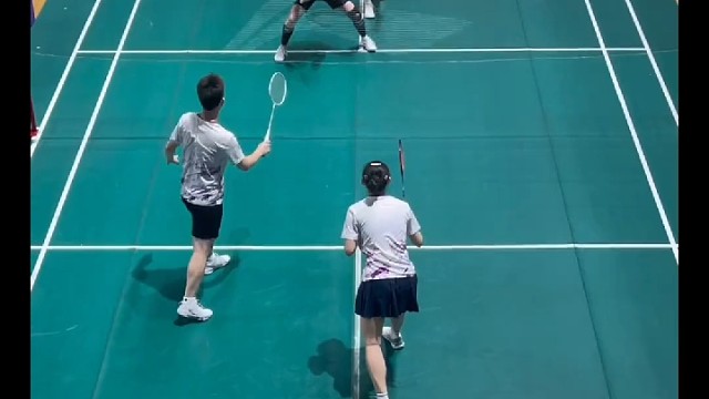 铜墙铁壁般的防守！混双半决赛上演神仙救球名场面。