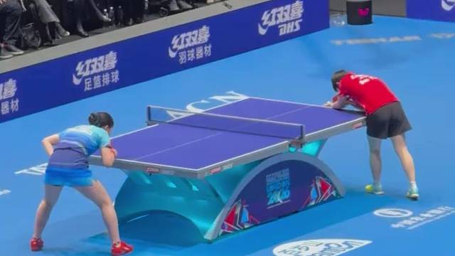 这场比赛真的感受到了王者气势#乒乓球