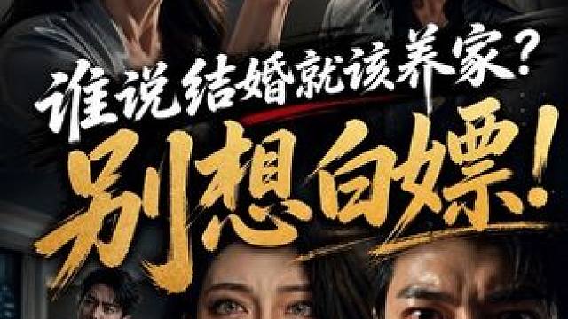 别再信“男人养家”了！婚后现状！ 结婚到底为了啥？男人想当甩手掌柜？听听当老婆咋怼的。