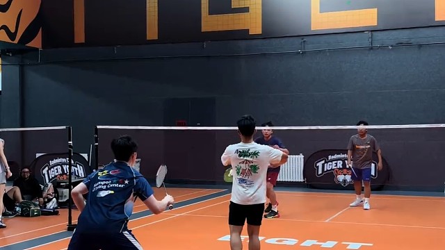 东南亚运动员的实战对抗＃羽毛球
