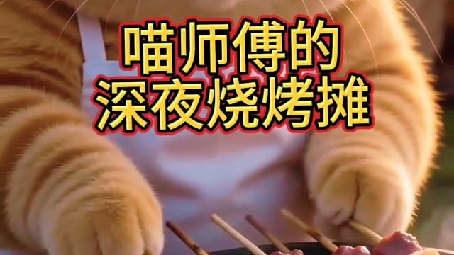喵师傅的深夜烧烤摊