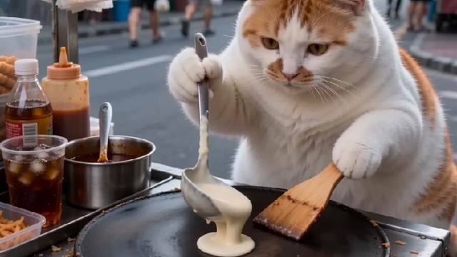 猫咪摆摊