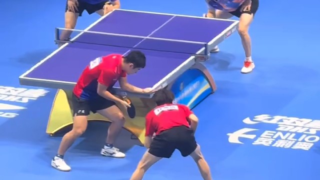 新生代或许还需要时间，但关键时刻敢站出来，就是成长的开始#乒乓球