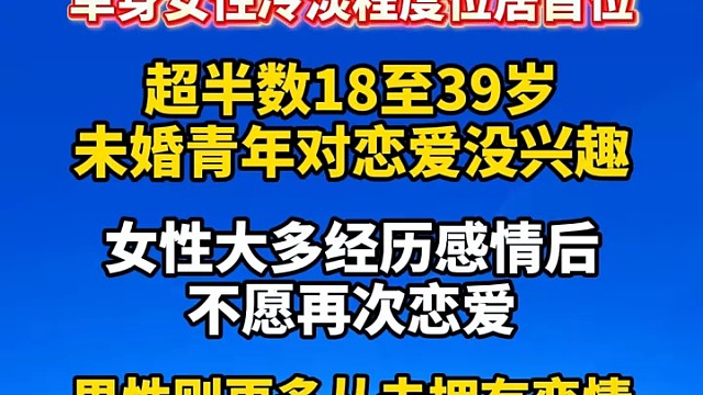 韩国年轻人步入“无恋爱社会”，单身女性冷淡程度位居首位1