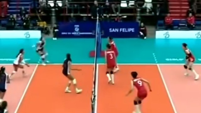 中国U17女排五连胜头名进16强