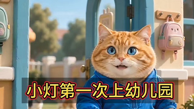 送小灯上幼儿园第一天，她抱着我腿哭成泪猫，我转身边跑单边哭……下午去接她，她从我旁边绕过去说“爸爸我