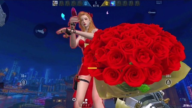给你花花