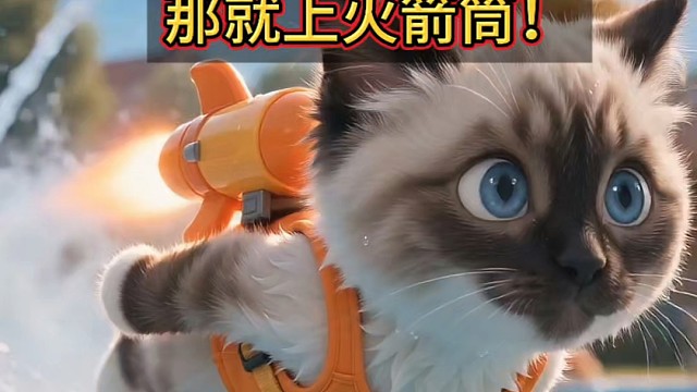 游泳比不过？那就上火箭筒！
