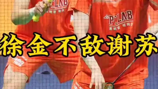 输给谢苏组合！徐金组合还具备夺冠实力吗#羽毛球