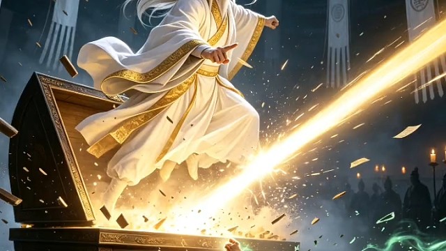 王重阳假死开棺，一指废了欧阳锋。