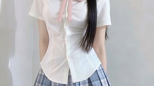 #jk #甜妹 #颜值 #耽误你几秒为她心动一下