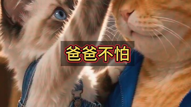 爸爸不怕#AI萌宠短剧 #35岁危机 #爸爸有点累 #看哭了