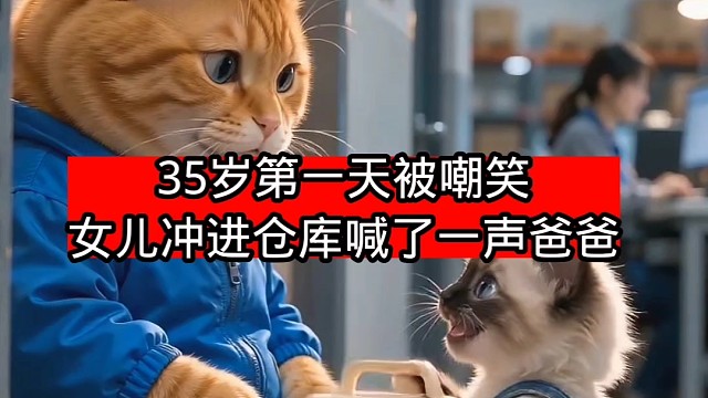 35岁第一天被嘲笑，女儿冲进仓库喊了一声爸爸