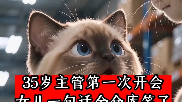 35岁主管第一次开会，女儿一句话全仓库笑了