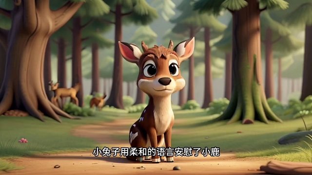 爱心之旅---乐于助人得小兔子