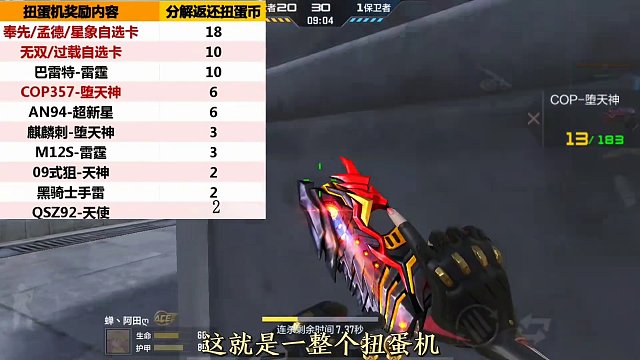 扭蛋机四次纯保底价格，一个COP自选卡居然要1700吗？ #穿越火线枪战王者 #穿越火线手游 #穿越