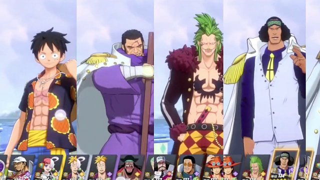 航海王热血航线：除了四档路飞，其他的伙伴变化不大。#航海王热血航线 