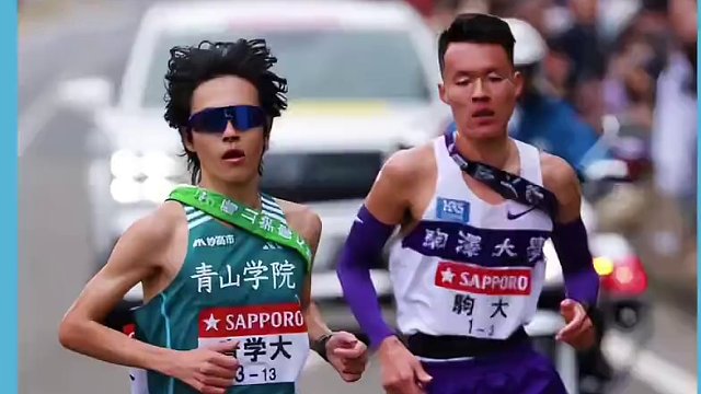 决胜！第100回箱根驿传，青山学院重新夺回冠军 #2024箱根驿传 #第100回箱根驿传 #马拉松 