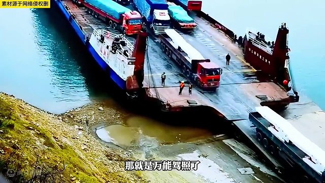 开半挂的货车司机技术到底有多牛！