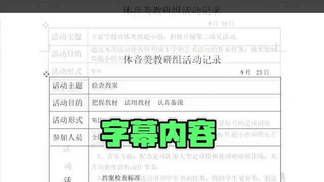 艺体组教研活动记录有18篇快来收藏起来#体育课#教研组长 #体育老师#体育教研#新课标